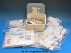 A large quantity of modern GB mint stamps and sundry other stamps and covers