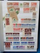 A good stockbook of GB stamps 1840 - 2000, includes 1d black x 2,