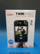 A boxed Ion twin 2 way video camera