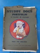 The Studdy Dogs Portfolio, fifteen colour plates published by 'The Sketch', undated.