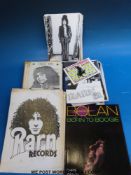 A quantity of 'RARN' Marc Bolan fan club magazines,