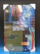 Two boarded & laminated X-Files posters