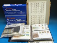 Two boxes of Channel Islands stamps, covers,