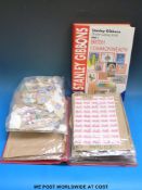 A large box of stamps,