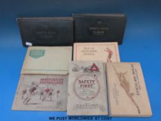 A collection of cigarette card albums including Godfrey Phillips aircraft, John Player aircraft,