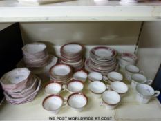A collection of mixed dinner and tea ware to include Aynsley Durham pattern