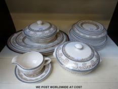 A Wedgwood and Co dinner service to include tureens,
