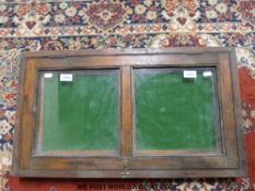 A shallow display or notice cabinet (L69 x W39 x D6cm)