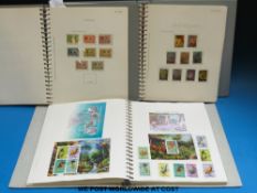 A good collection of Papua and New Guinea used stamps in three albums 1900-2009.
