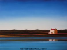 A signed limited edition (20/95) print 'Lakeside' by Barbara James (33 x 43cm)