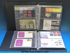Eleven albums of GB presentation packs and first day covers