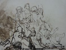 After Rembrandt: Original drawings by Rembrandt Harmensz van Run, published London / Berlin 1888,