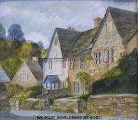 Roy Lapidge watercolour, 'The Workhouse,