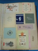 A unique collection of Victorian and Edwardian postcards on the themes of Christmas, New Year, East,