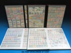 Four stockbooks of mainly Commonwealth stamps,