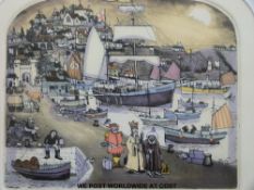 Two signed limited edition prints by Graham Clarke 'January' 157/400 and 'Look What's Arrived'