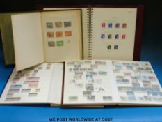 An album of four stockbooks of GB Foreign and Commonwealth stamps