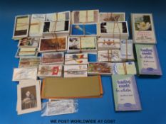 A quantity of part and full set cigarette and cigar cards etc including Players,