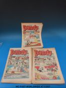 Twenty one Dandy Comics from 1976