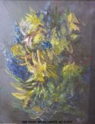 Dorothy O'Connell oil on canvas 'Fairy Flowers' (42 x 33cm)