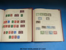 Two New Age stamp albums, George VI stamps,