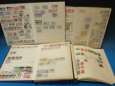 A quantity of albums and stock books containing Commonwealth and foreign stamps