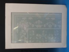 Mary Seaton, an original design for a sideboard cloth in linen damask (1905).