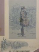 After Snaffles colour print 'The Gunner' (approx 42 x 30cm)