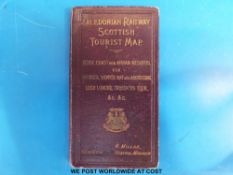 A Caledonian Railway tourist map, early 20thC,