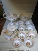A collection of 19thC teaware