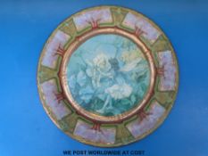 Cicely Mary Barker, an unusual large vintage plate/charger,