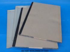 Three blocks of 14 x 10 Whatman handmade watercolour paper together with two Fabiano sketch books