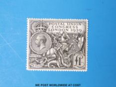 A Great Britain 1929 PUC £1 black mint