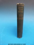 Aldous Huxley,'Brave New World' (London Chatto & Windus, 1932) first edition, first printing,