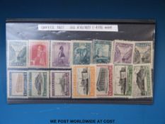 Greece 1927 SG410-423 mint set (less 419)