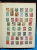 An album of Commonwealth stamps, mainly Victoria - George VI.