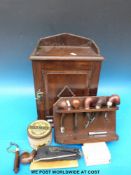 A quantity of smoking collectables to include pipes,