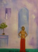 Michael Tandy (ARBS) oil on paper entitled verso 