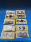 Fifty-nine stereoscope cards includes Scottish interest, Balmoral,