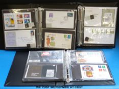 Seven albums of GB presentation packs and first day covers