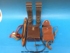 A quantity of collectables to include folding camera,