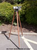 A set of Busch Rathenow D F 10 x 80 German WWII flak binoculars marked 14364 F9 and with makers