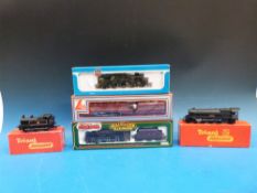 Five Lima, Airfix, Mainline and Tri-ang 00 gauge locomotives,