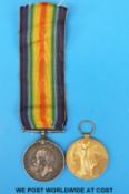 A pair of WWI medals awarded to 210565 Sapr A W Brooks RE