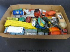Eight Corgi and Dinky diecast model vehicles to include Dinky Supertoys etc together with a