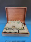 A scratch built wooden fort