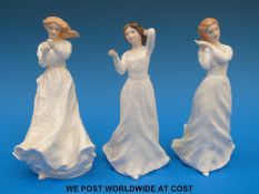 Three Royal Doulton figures Thank You,
