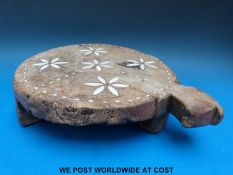 An 18th/19thC inlaid Indian chapati board