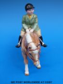 A Beswick boy on a pony