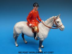 A Beswick huntsman on a grey, model No.